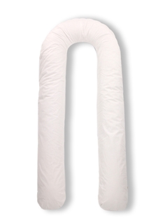 Наволочка для подушки для беременных Body Pillow 340х30 см, белый, U_light_white