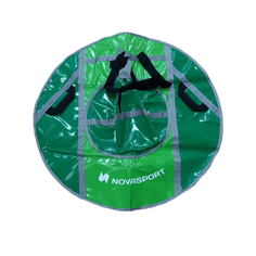 Санки надувные NovaSport 90 см тюбинг без камеры СH040.090 светло-зеленый/темно-зеленый