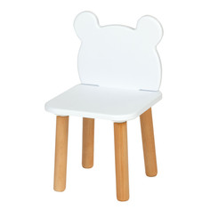 Детский стул Forest kids Bear, белый