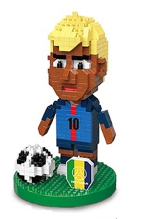Конструктор Daia 3D из миниблоков Футболист Neymar, 499 элемента DI668-10