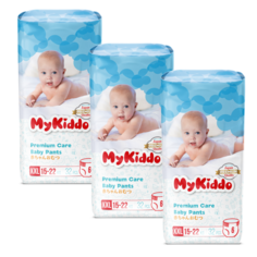 Подгузники-трусики для детей MyKiddo Premium XXL (15-25 кг) 96 шт. 3 уп. x 32 шт.