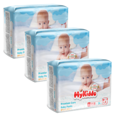 Подгузники-трусики для детей MyKiddo Premium XL (12-20 кг) 102 шт. 3 уп. x 34 шт.