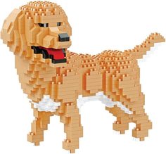 Конструктор Balody 3D из миниблоков Собака Золотистый ретривер, 824 элементов BA18243