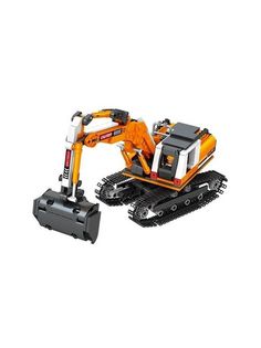 Конструктор JAKI Тяжелый Экскаватор JK9281, 536 деталей