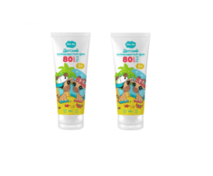 Детский солнцезащитный крем Family Cosmetics Mini Me 0+ SPF 80+, 100 мл, 2 штуки