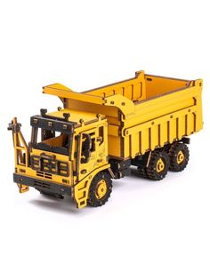 3D деревянный конструктор Robotime Dump truck, самосвал, 225 дет.