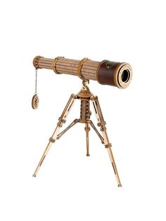 3D деревянный конструктор Robotime Monocular telescope, телескоп, 314 дет.