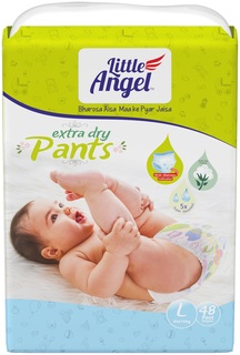 Подгузники-трусики детские Little Angel Extra Dry 48 шт, 4/L (9-15 кг)