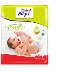 Подгузники-трусики детские Little Angel 56 шт, 3/M (6-11 кг)