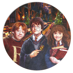 Деревянные пазлы Active puzzles Гарри Поттер. Рождество в Хогвартсе 100 деталей