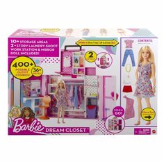 Шкаф мечты Mattel Barbie с куклой HGX57