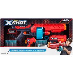 Игровой набор для стрельбы ZURU X-Shot Ексель-Комбо, оранжевый, 36345