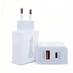 Зарядное устройство АГРО Мадана USB+USB C, 114418