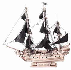 Сборная модель из дерева Lemmo Пиратский корабль Черное Сердце