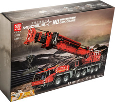 Конструктор MOULD KING 17013 Автокран Grove GMK красный с ДУ, 14+, 4 460 дет.