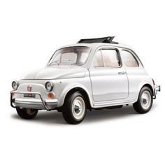 Сборная металлическая машинка BBURAGO Fiat 500L, масштаб 1/16, 18-15032