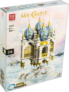 Конструктор MOULD KING 16015 Небесный замок с подсветкой, 8+, 2 866 деталей