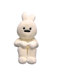 Мягкая игрушка KunZhut exclusive Заяц, символ 2023, 28 см, белый, 102022-09
