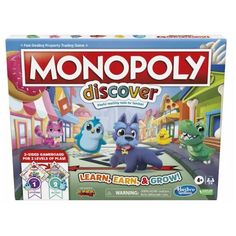 Настольная игра Hasbro Games Моя первая Монополия Monopoly Discover F4436