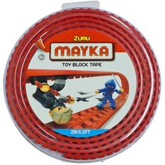 Гибкая лента-скотч для кубиков Zuru "Mayka" 2м/1,5см, красная