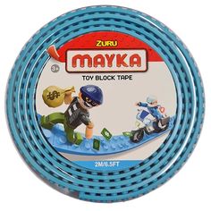 Гибкая лента-скотч для кубиков Zuru "Mayka" 2м/3см, голубая
