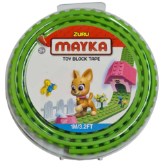 Гибкая лента-скотч для кубиков Zuru "Mayka" 1м/1,5см, светло-зеленая