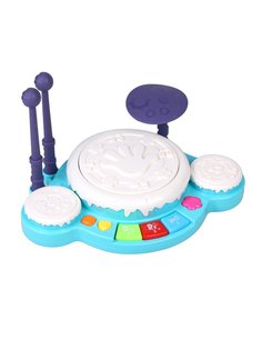 Музыкальная игрушка Жирафики Барабанчик: 3 муз. режима, свет./звук. эффекты, 939928