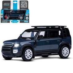 Машинка металлическая ТМ Автопанорама Land Rover Defender 110, М1:32, синий, JB1251534