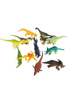 Фигурки динозавров 12 в 1, 9,5-11 см No Brand