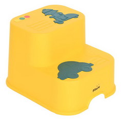 Подставка для ног Pituso 2-ступенчатая антискользящая, желтая, 30*35*24 см