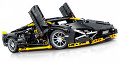Конструктор SEMBO BLOCK Черный Lamborghini, 1254 детали, 701954