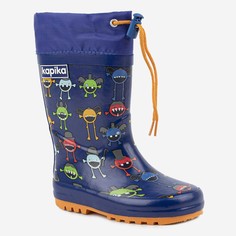 Сапоги резиновые детские Kapika 1550т, синий, 28