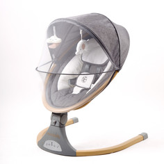 Электронные качели детские Amarobaby ERGO SWING, серый