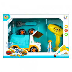 Игровой набор JIALEGU TOYS Мусоровоз, с шуруповертом, 34 см, К-C22698/A1373868M-W