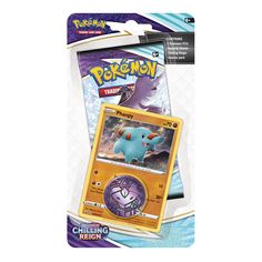 Дополнение для Pokemon ККИ: Блистер Sword and Shield, 3 бустера, карта Phanpy, монетка Nintendo
