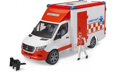 Скорая помощь Bruder Mercedes Benz Sprinter с фигуркой водителя, 02-676, с 3 лет