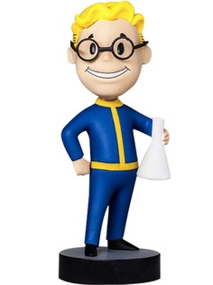 Фигурка Фоллаут Волт-Бой ученый Fallout головотряс, 15 см No Brand