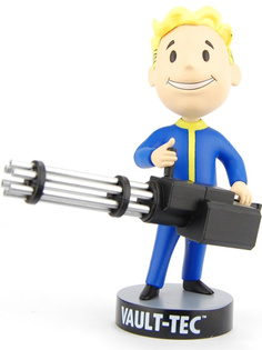 Фигурка Фоллаут Волт-Бой с пушкой Fallout головотряс, 15 см No Brand