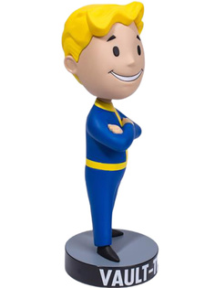 Фигурка Фоллаут Волт-Бой скрестил руки Fallout головотряс, 15 см No Brand