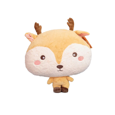 Мягкая игрушка Олень 38 см желтый No Brand