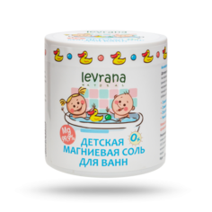 Детская соль Levrana магниевая для ванн 0+ 500 г
