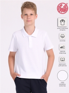 Поло детское Апрель 1ПДК2291090, белый, 158