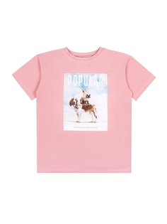 Футболка детская Апрель 1ДДФК4156804, розовый, 140