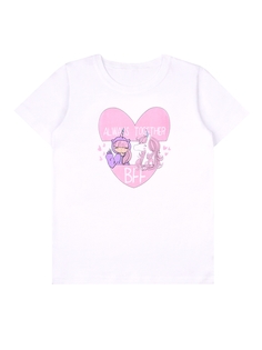 Футболка детская Апрель 1ДДФК4183001, белый, 158