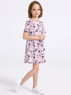 Платье детское Апрель 1ДПК3998001н, розовый, 104