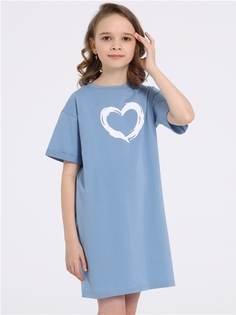 Платье детское Апрель 1ДПК4284001, голубой, 140