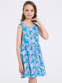 Платье детское Апрель 1ДПБ4001001н, голубой, 122
