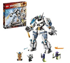 Конструктор LEGO Ninjago 71738 Битва с роботом Зейна, 840 деталей