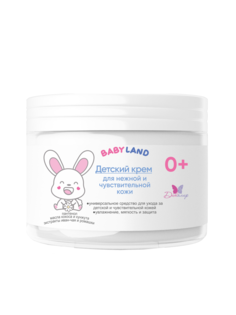 Крем детский Baby land для нежной и чувствительной кожи