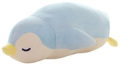 Мягкая игрушка Торговая федерация спящий пингвин Лежебока 60 см, голубой